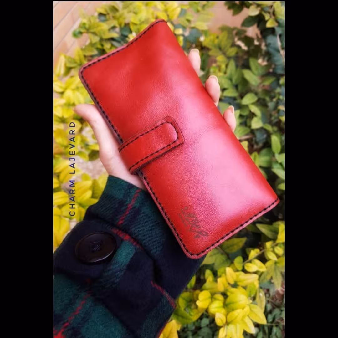 کیف پول چرم گاوی