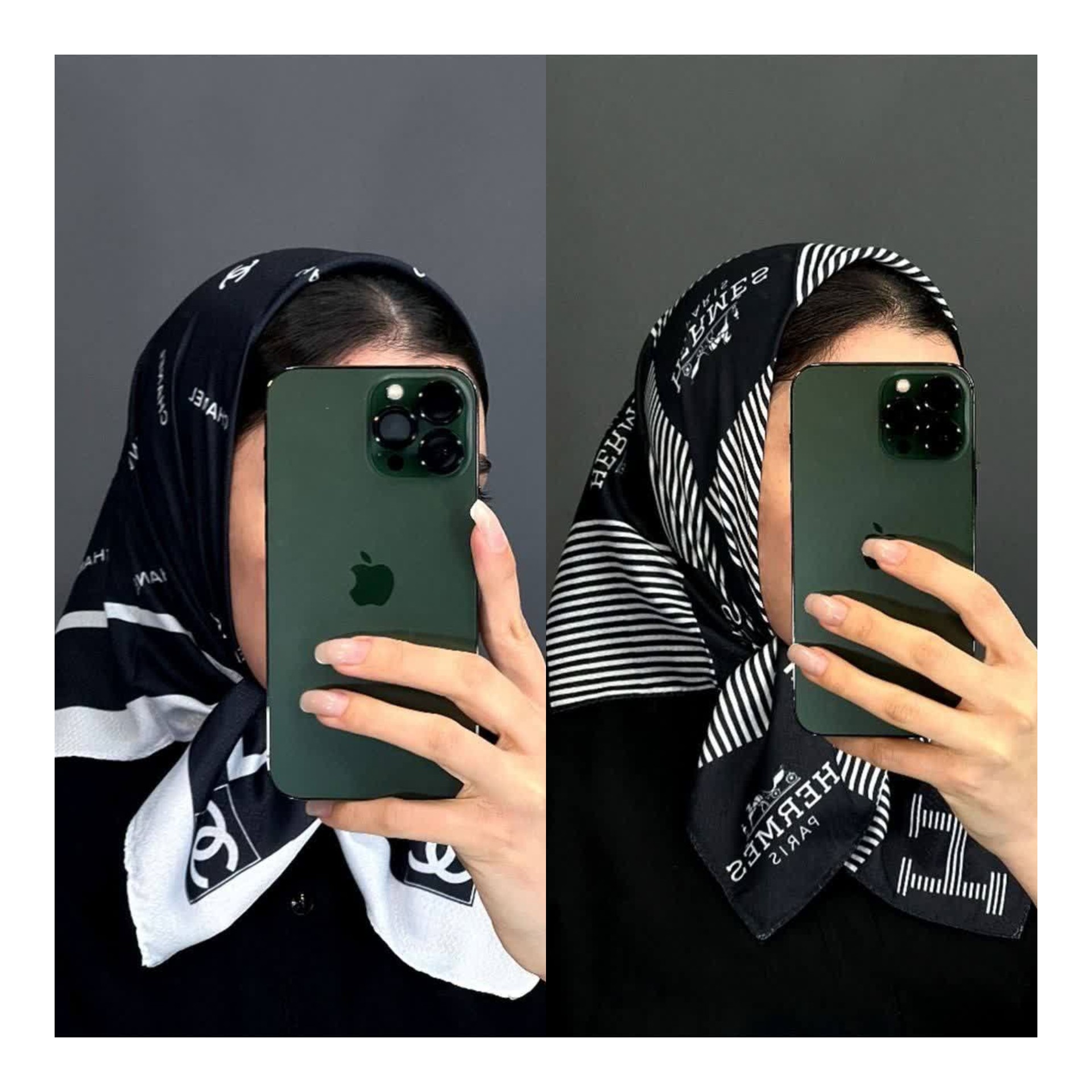 مینی اسکارف نخی