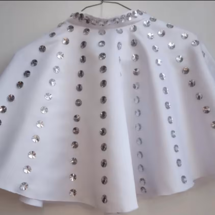 یقه حجاب نگینی