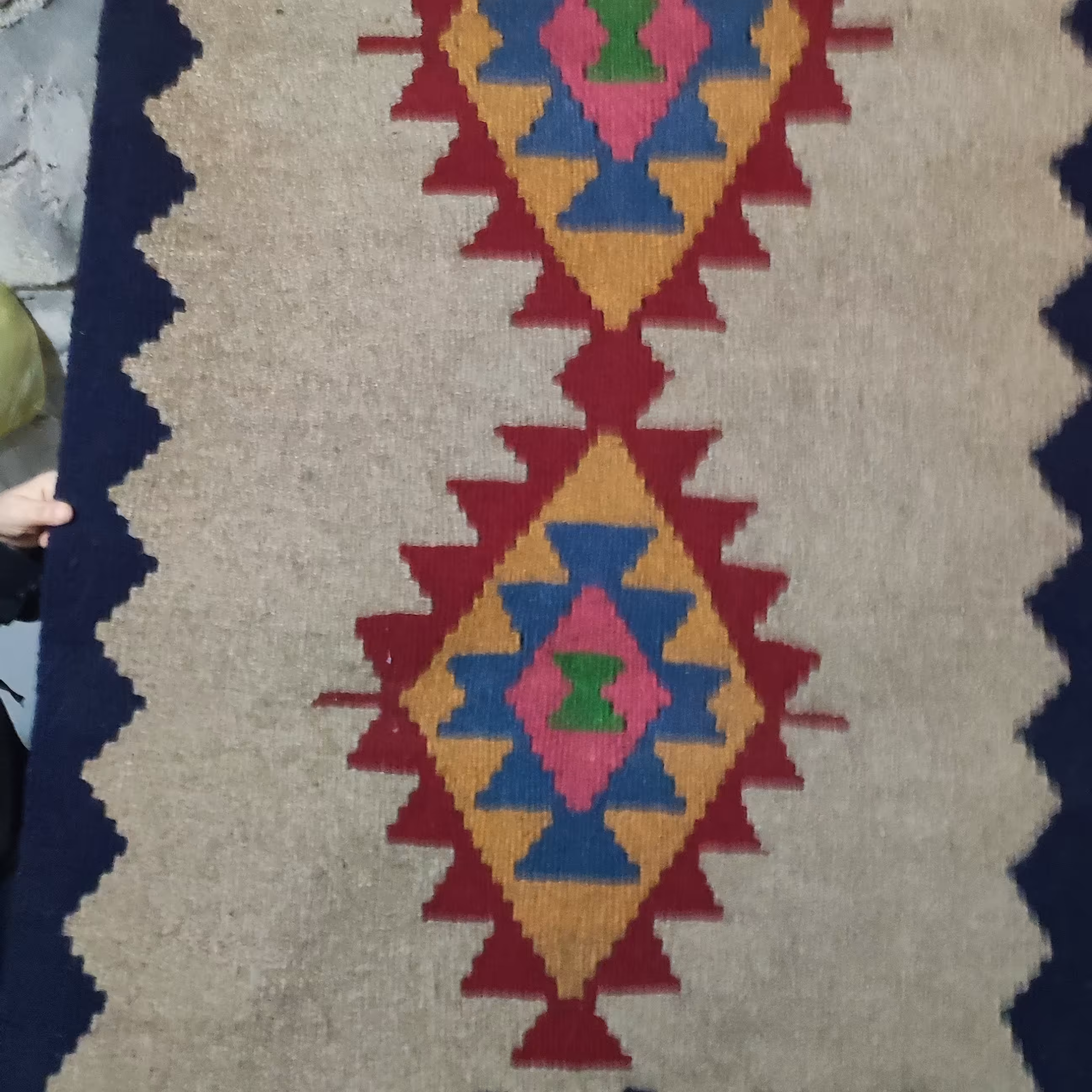 گیلیم سنتی دستباف  کناره