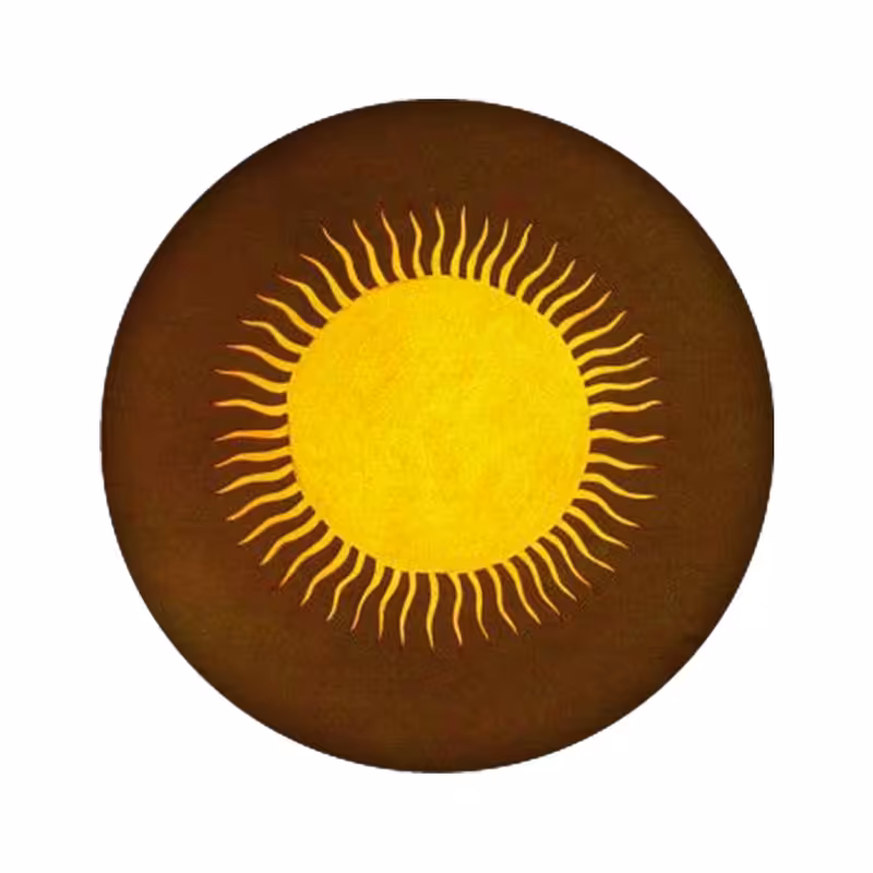 استیکر لپ تاپ طرح خورشید کد 4445