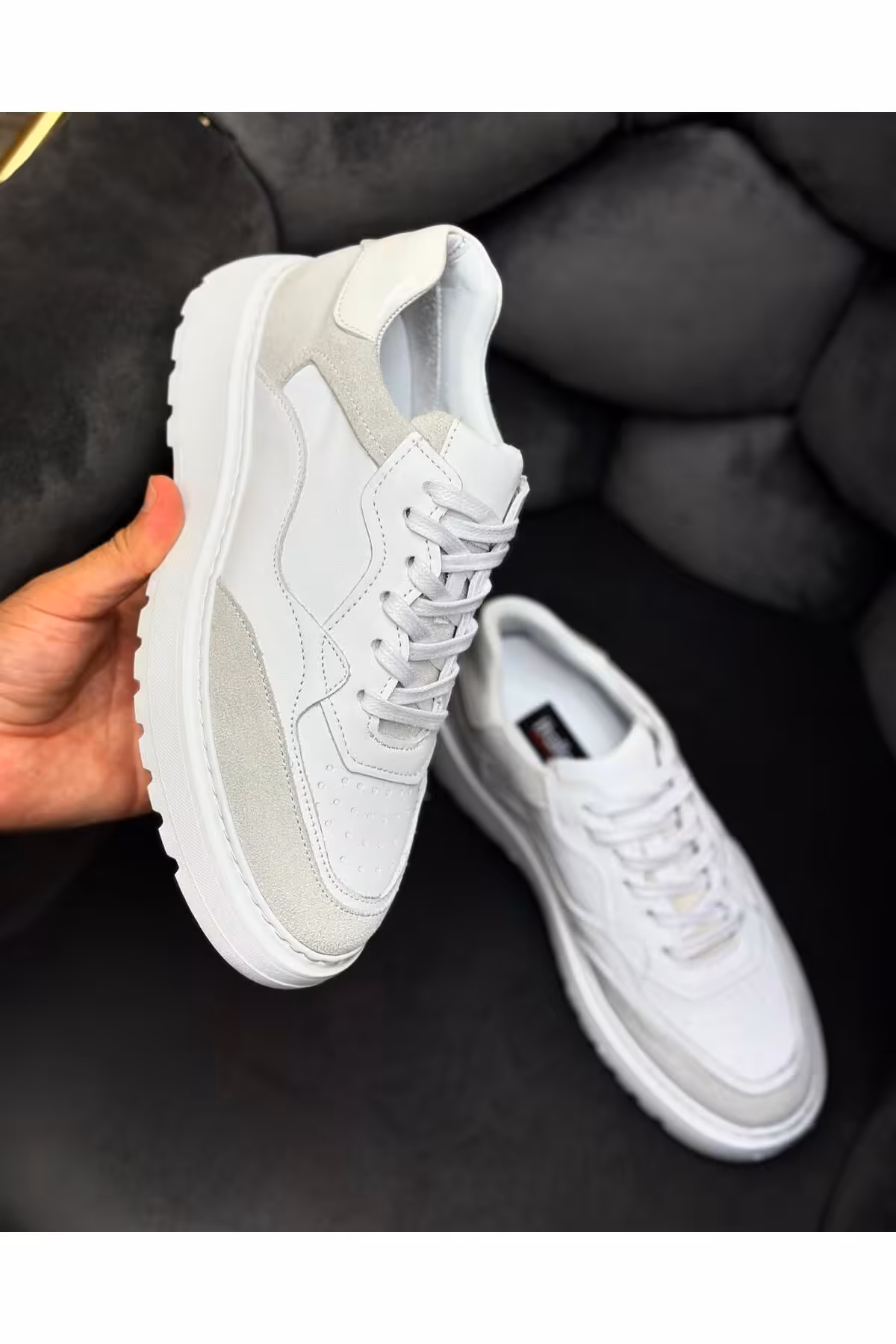 کفش های کژوال سفید مردانه 3247 &#039;S اورجینال ByItallanoshoes