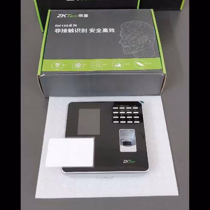 دستگاه حضور و غیاب تشخیص چهره و اثر انگشت  zkteco مدل MB20