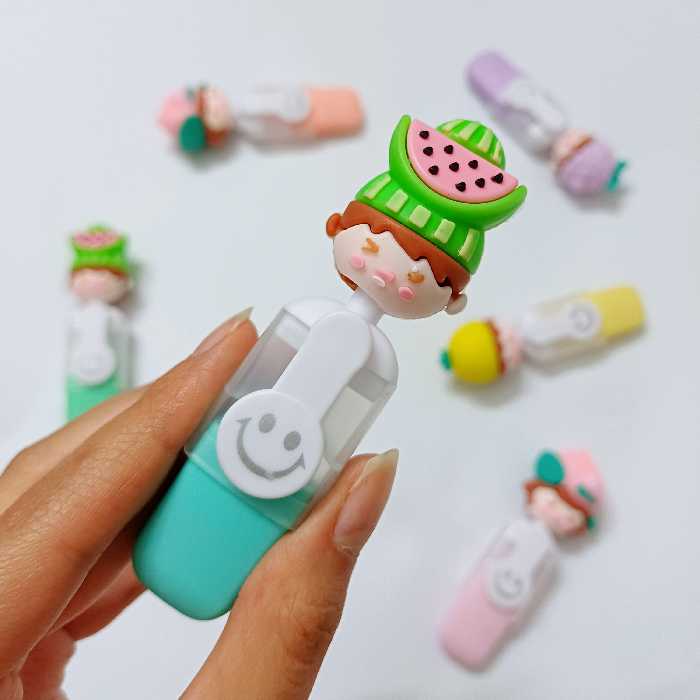 هایلایتر میوه ای هندوانه کد 1 وارداتی رنگ پاستلی