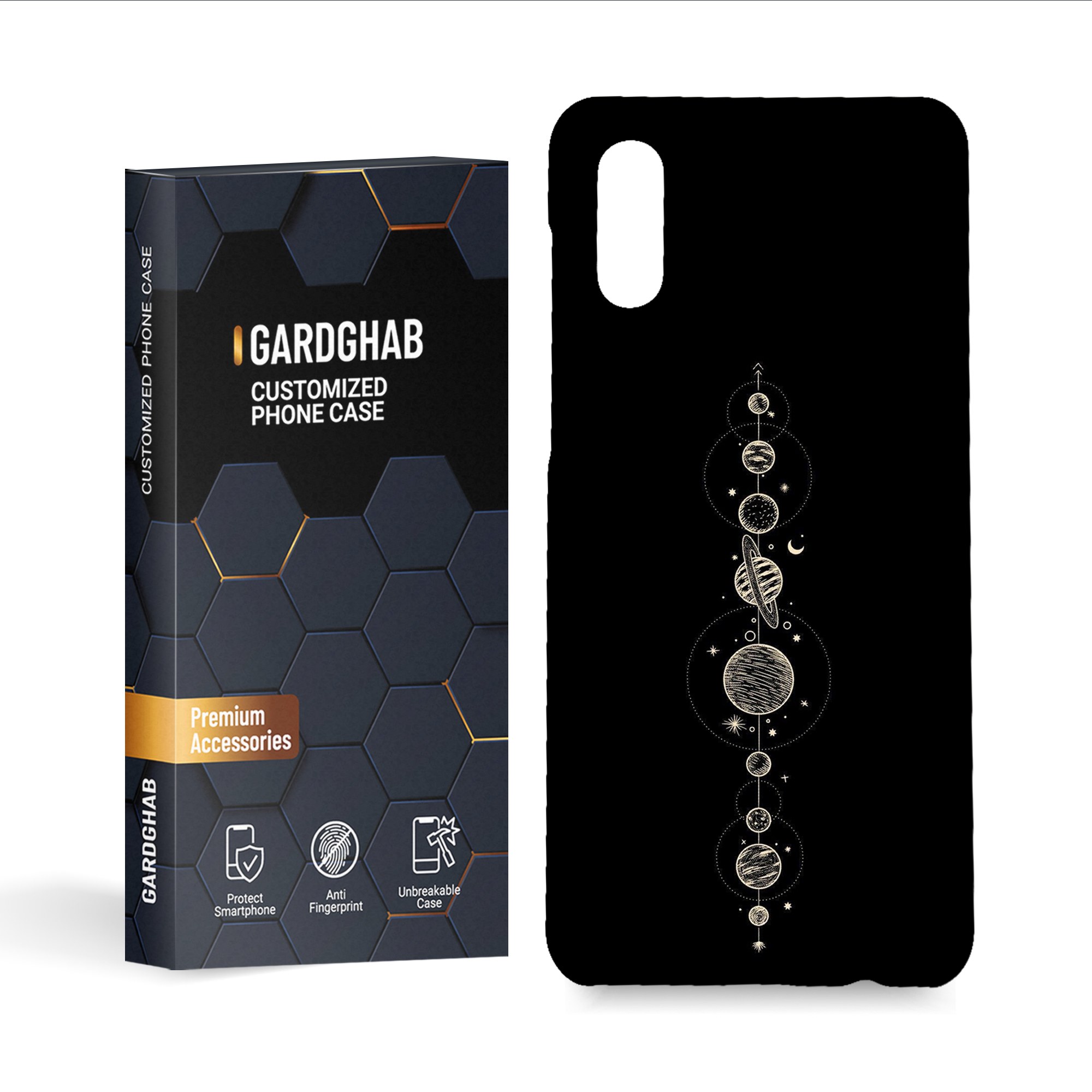 گارد قاب کاور کهکشنانی مدل g9144 مناسب برای گوشی موبایل سامسونگ a02