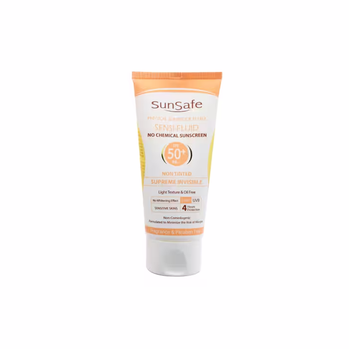 فلوئید ضدآفتاب فیزیکال سان سیف (SPF50)