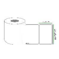 خرید برچسب پرینتر لیبل زن ابعاد 90 × 46 میلی متر رول 1000 عددی