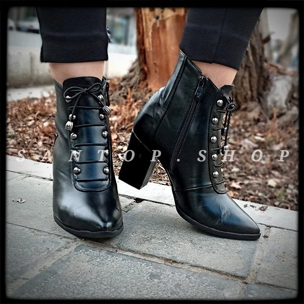 نیم بوت پاشنه دار