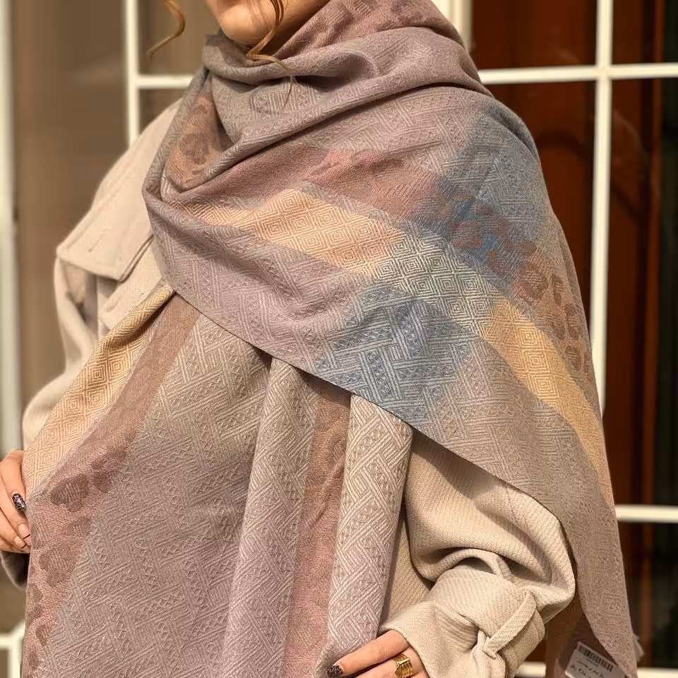 شال موهر طیفی پلنگی6کد5168