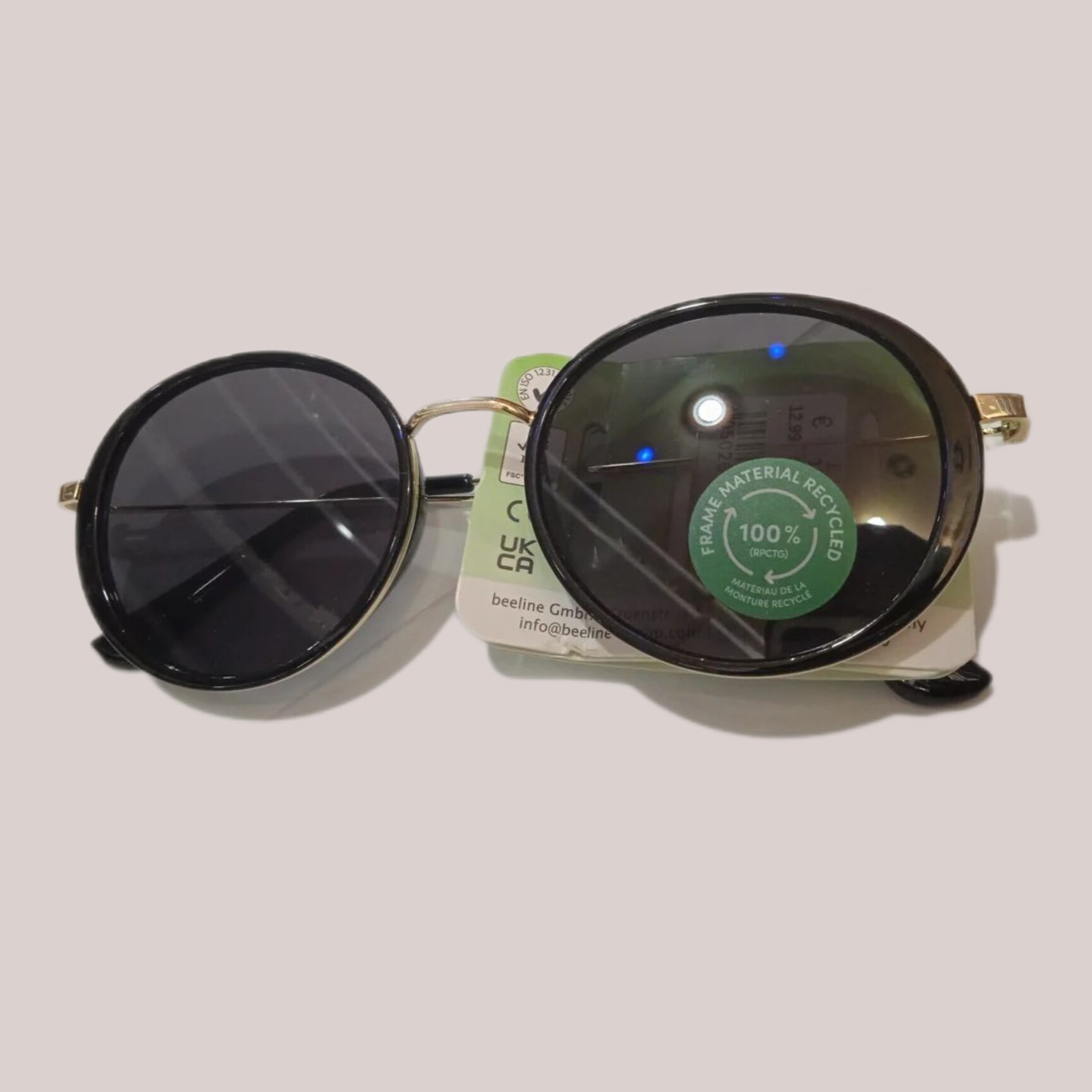 عینک آفتابی uv400 فرم گرد