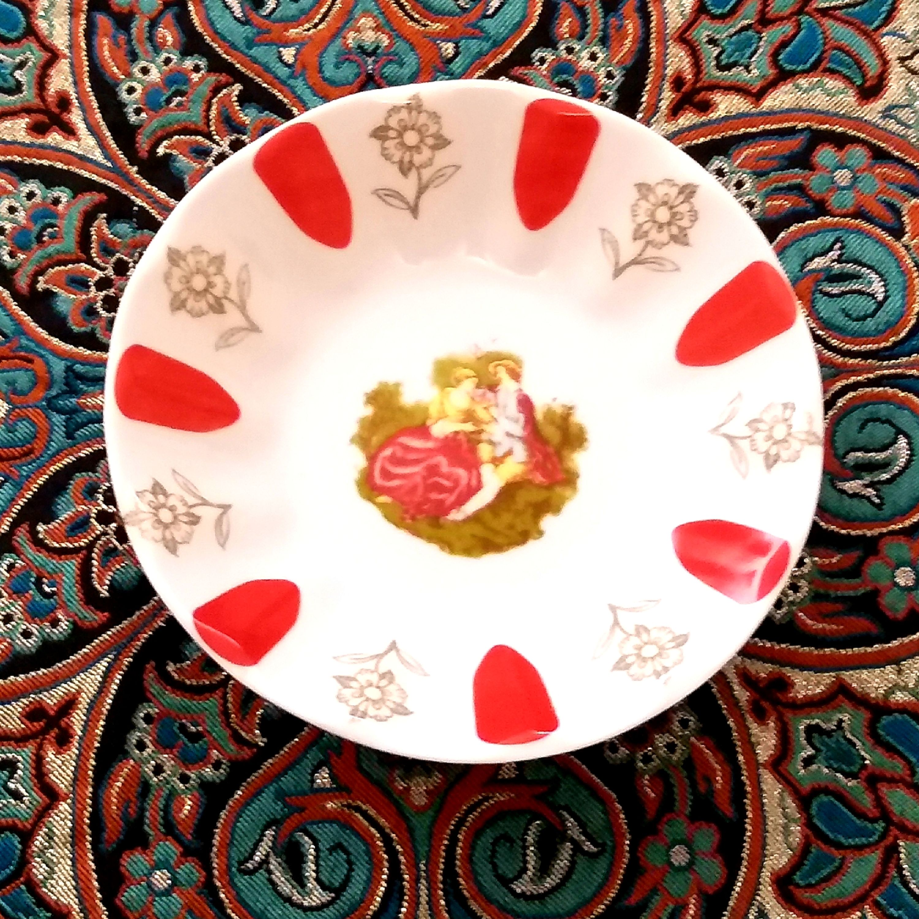 نعلبکی چینی 6عددی طرح محرمات (مردوزن)