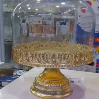 کاپ کیک طلایی پایدار ایرانی طرح دار ساخت ایران حباب بلور