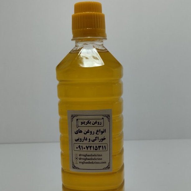 روغن کنجد نیم لیتری ارگانیک با درب آرام ریز