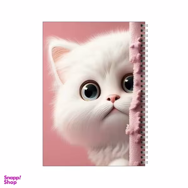 دفتر مشق 80 برگ بامبیلیپ طرح گربه پشت دیوار کد 1119189