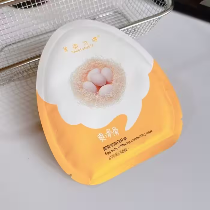 ماسک ورقه ای تخم مرغ صورت نرم کننده روشن کننده آبرسان و جوانساز لایه بردار مرطوب کننده شفاف کننده ضد منافذ ضد پیری پوست