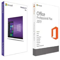 سیستم عامل ویندوز 10 نسخه پرو به همراه مایکروسافت آفیس پرو پلاس 2019  نشر آورکام