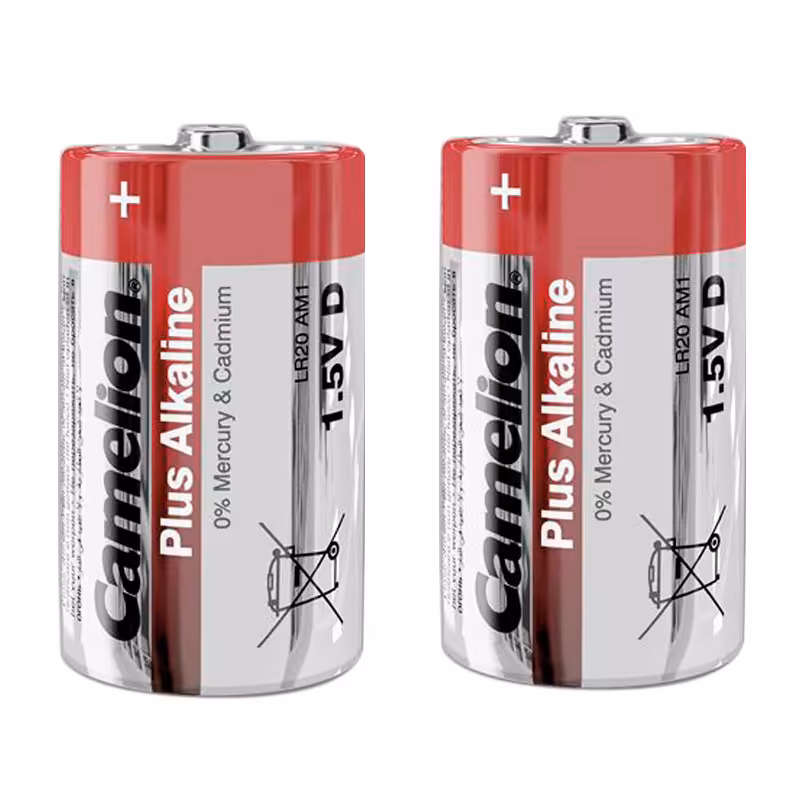 باتری D کملیون مدل LR20 بسته دو عددی