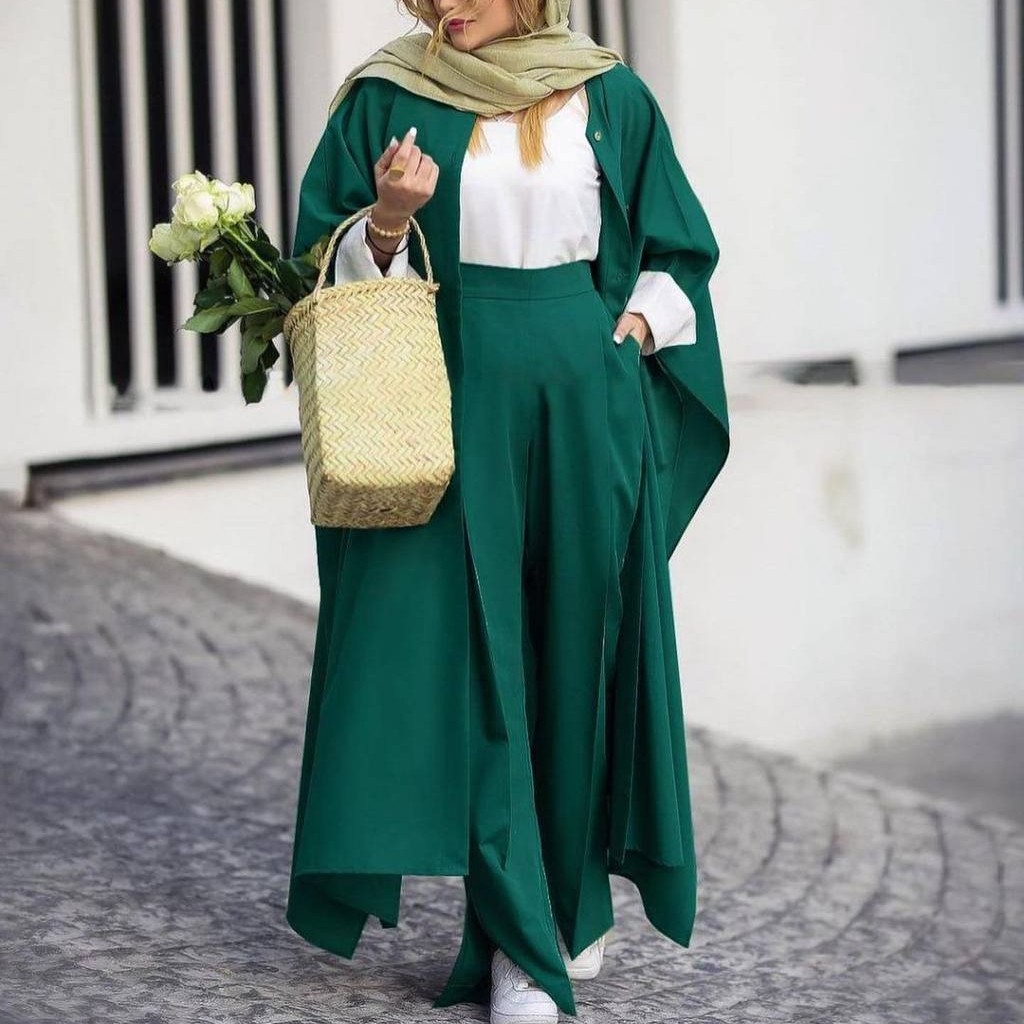 مانتو شلوار سارینا شارژ مجدد، مخصوص بیرون رفتن مهمونی و جشن، جنس کرپ اسکاچی اصل