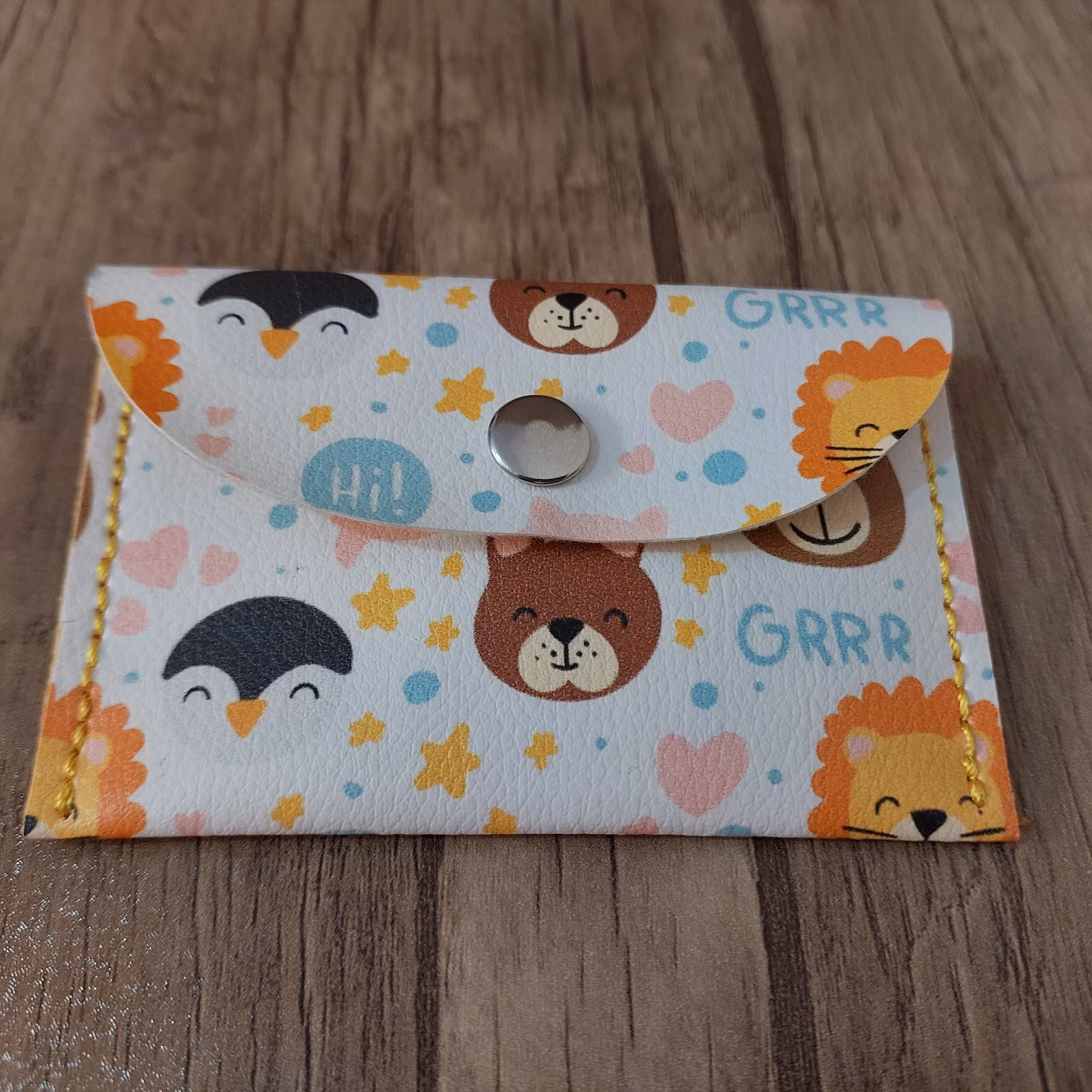 جاکارتی چرم فانتزی طرح حیوانات بامزه کاملا دست دوز