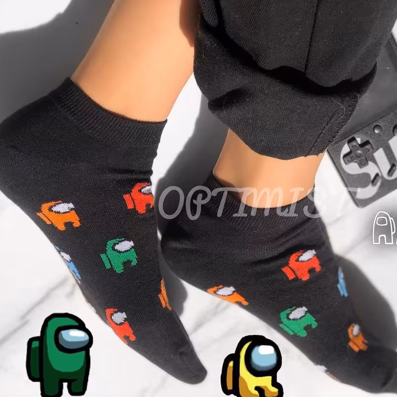 جوراب مچی طرح Among us فری سایز نخ پنبه
