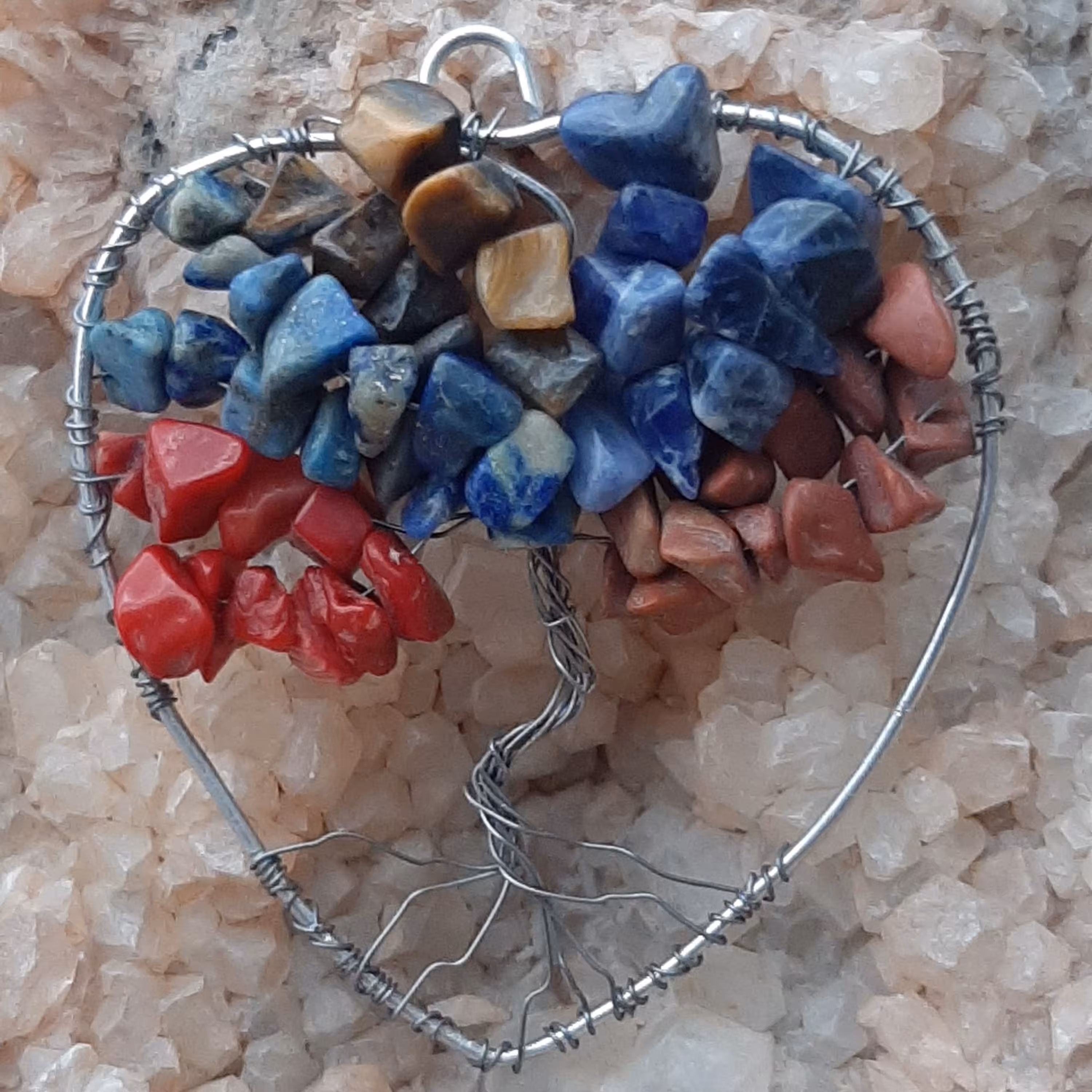 گردنبند احجار الشفا طرح زندگی