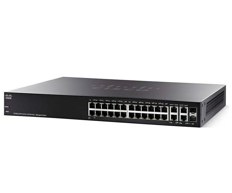 سوئیچ 24 پورت مدیریتی سیسکو مدلSF350-24MP