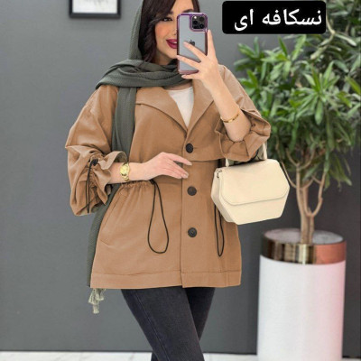 مانتو سه دکمه کمر گت