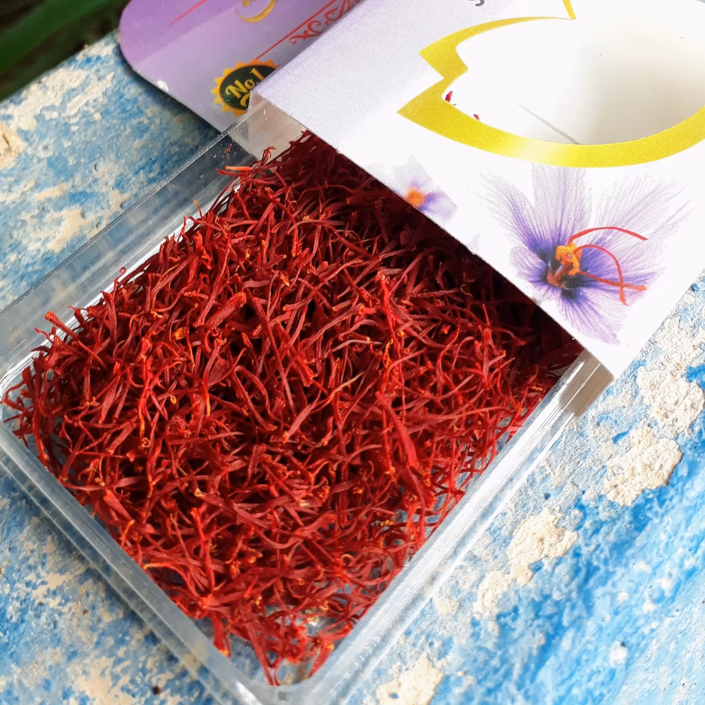 زعفران قوطی تخت یک مثقالی