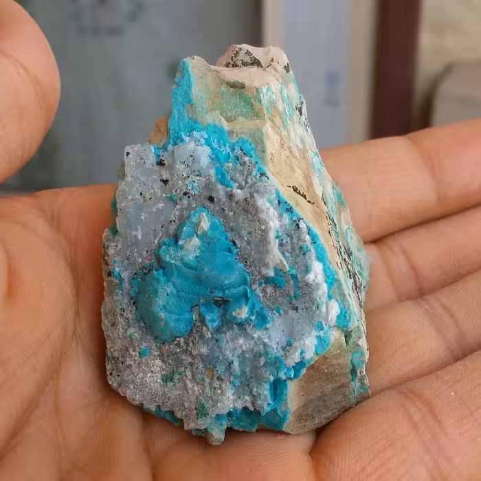 نمونه فوق کلکسیونی سنگ راف کریزوکولا  کله غازی (سبز آبی) خاص محشر بسیار زیبا کاملا طبیعی
کد 10860