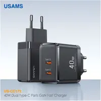 خرید شارژر دیواری Usams CC172 GaN با بهترین قیمت