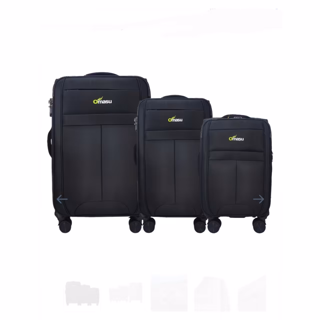 چمدان اوماسو طرح نگین مجموعه 3 عددی