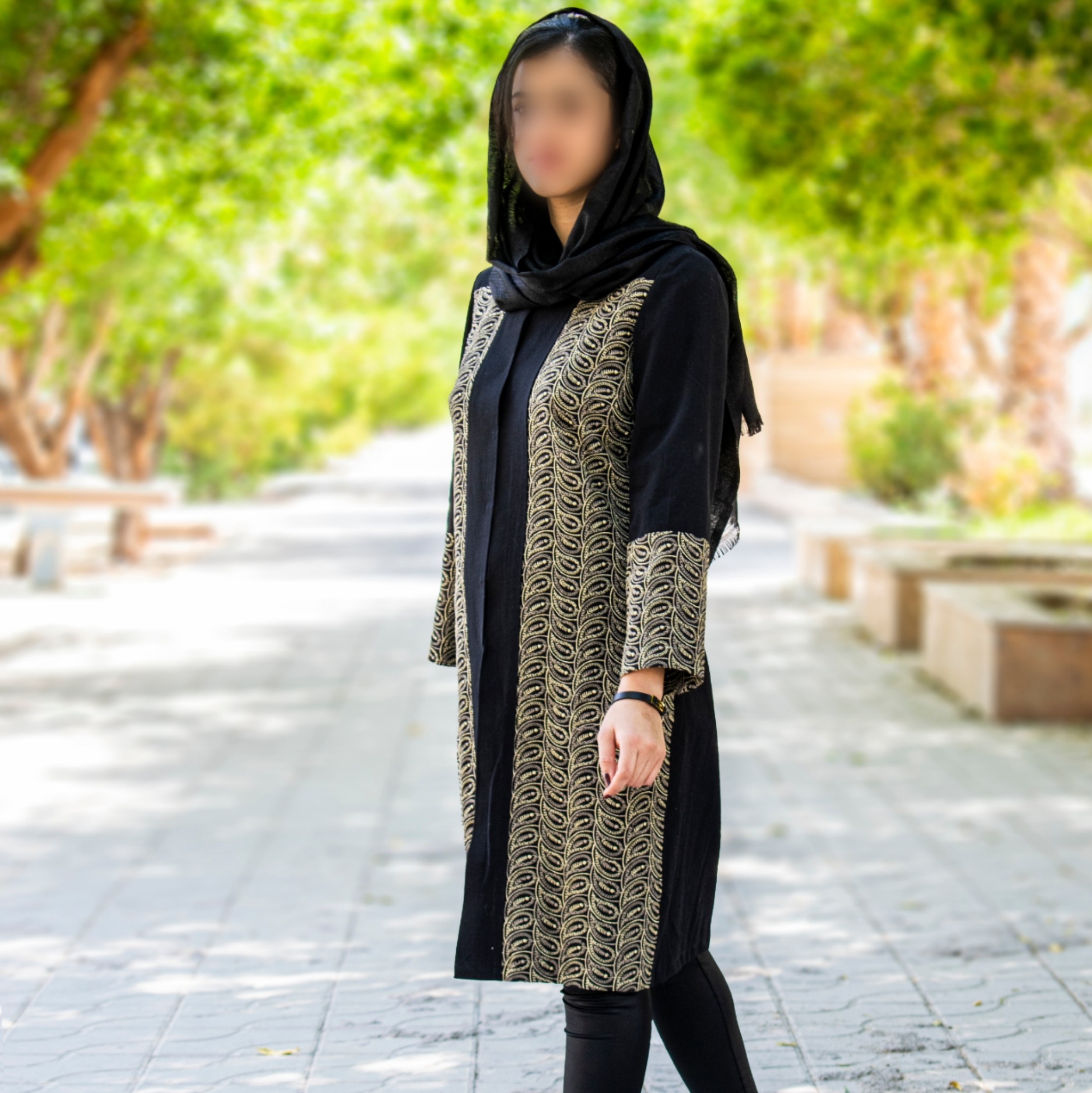 مانتو تابستانه خنک مانتو ترکیب لنین و سوزن دوزی هندی مزون دوز