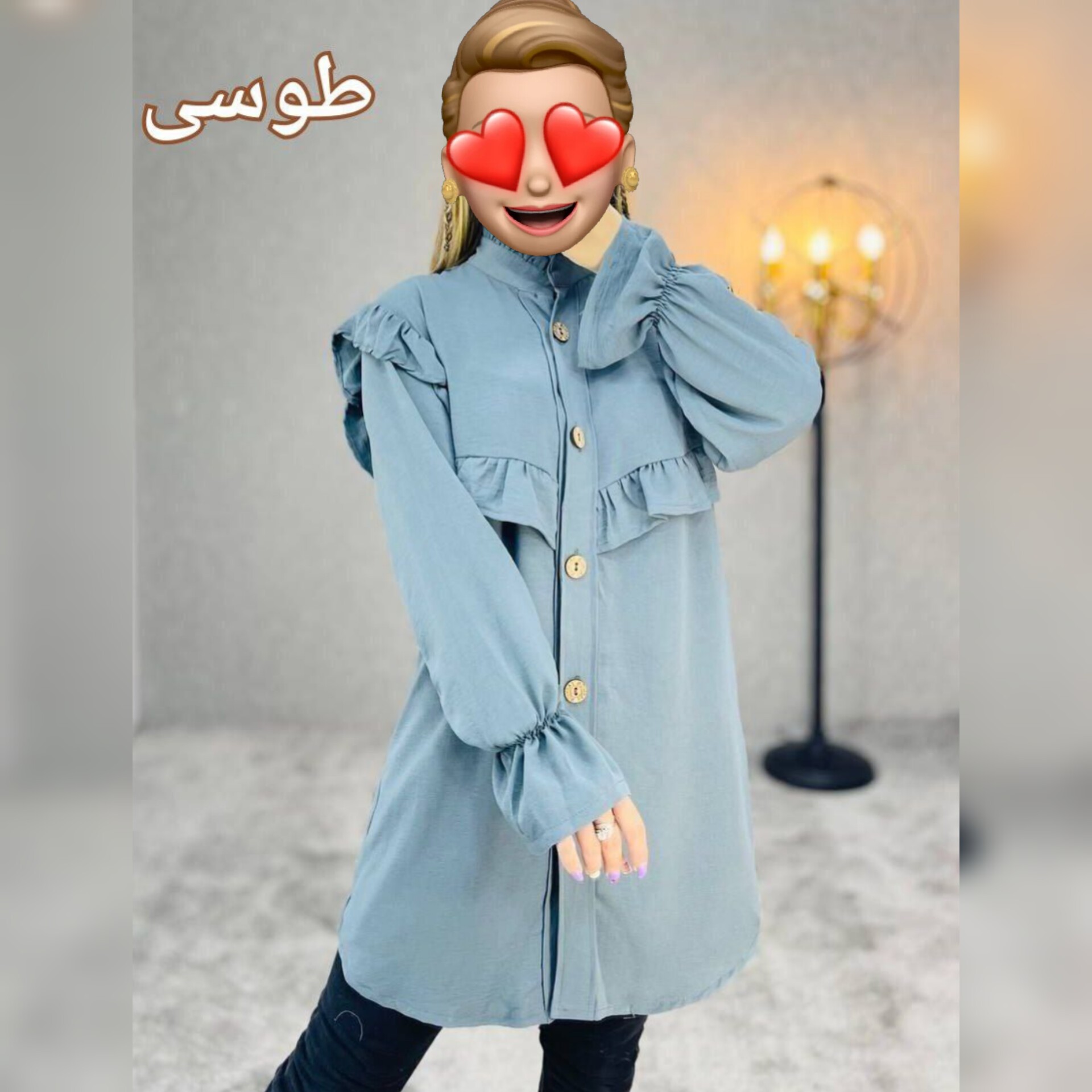 مانتو عروسکی ترمه
جنس ابروبادی
رنگ بندی مشکی آجری قرمز طوسی
سایز ها فری36تا46
قد مانتو 85 دکمه ها کاربردی