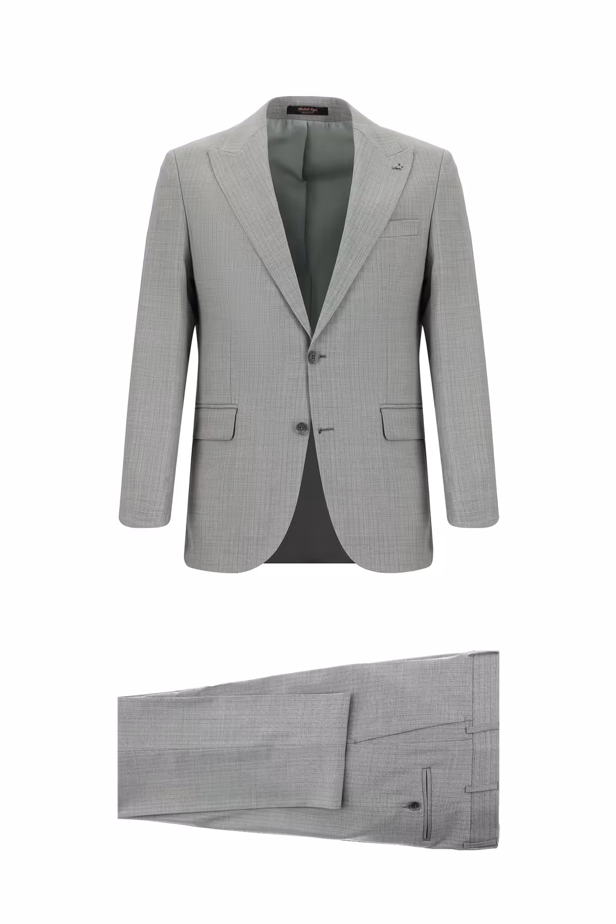 کت وشلوار خاکستری مردانه لباس های راه کلاسیک با پشمی Kiğılı