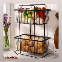 جاپیازی 2طبقه استیل روکش دار