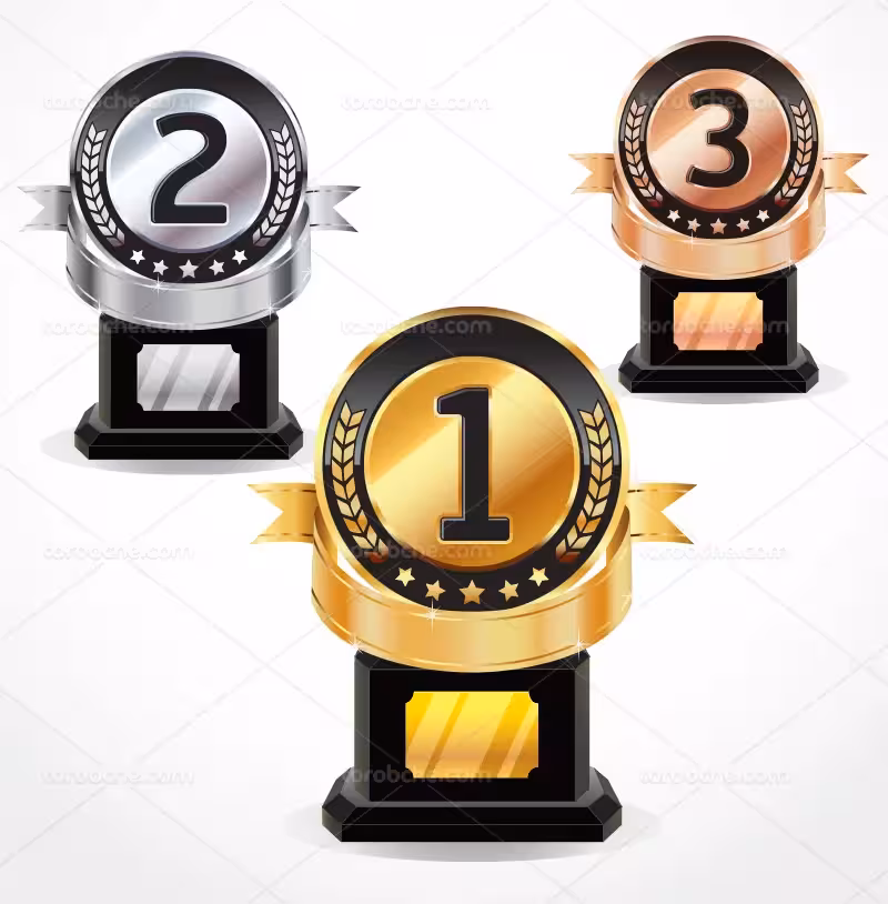 وکتور کاپ قهرمانی | گرافیک با طعم تربچه