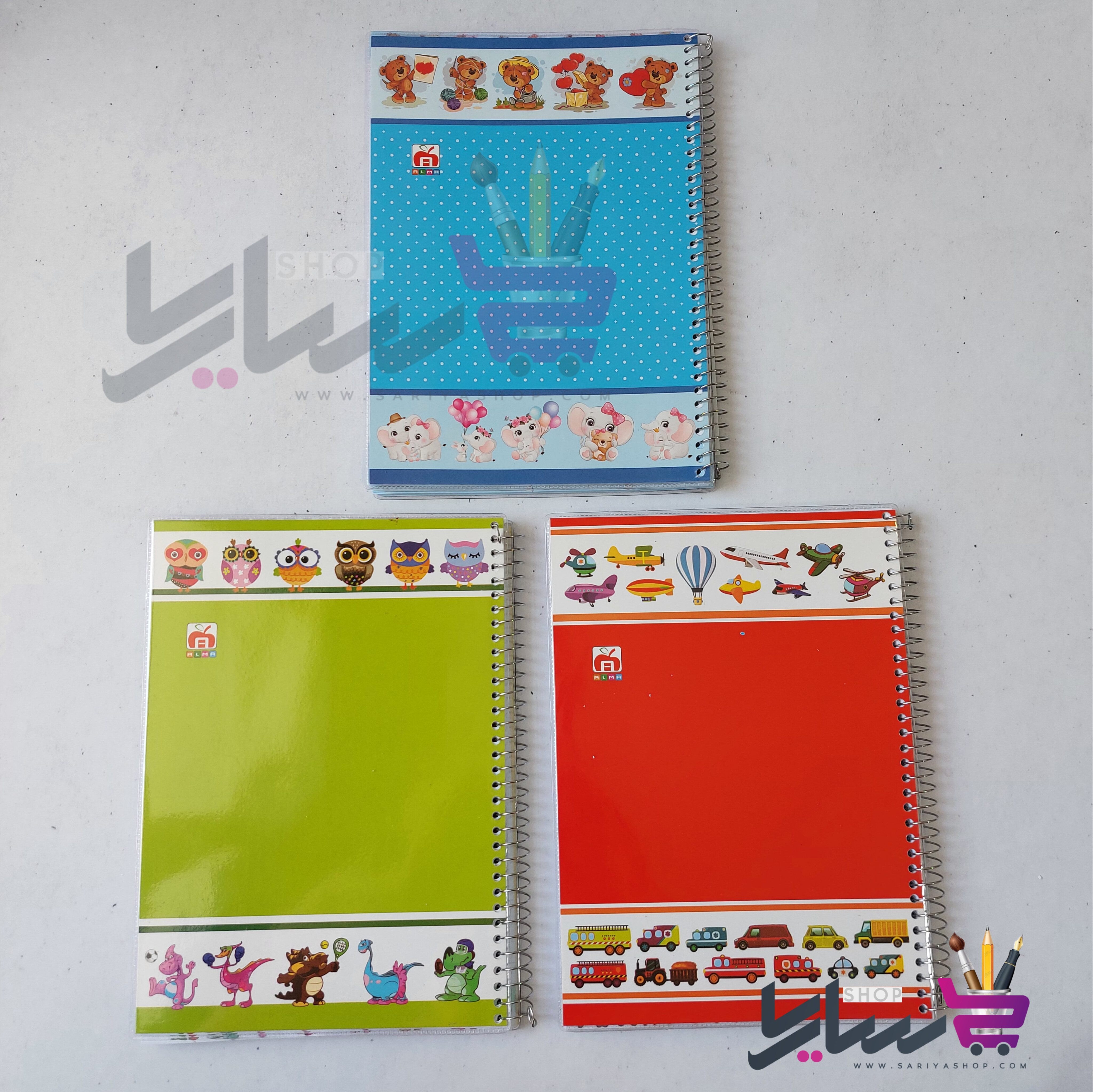 دفتر نهال حاشیه دار 100 برگ