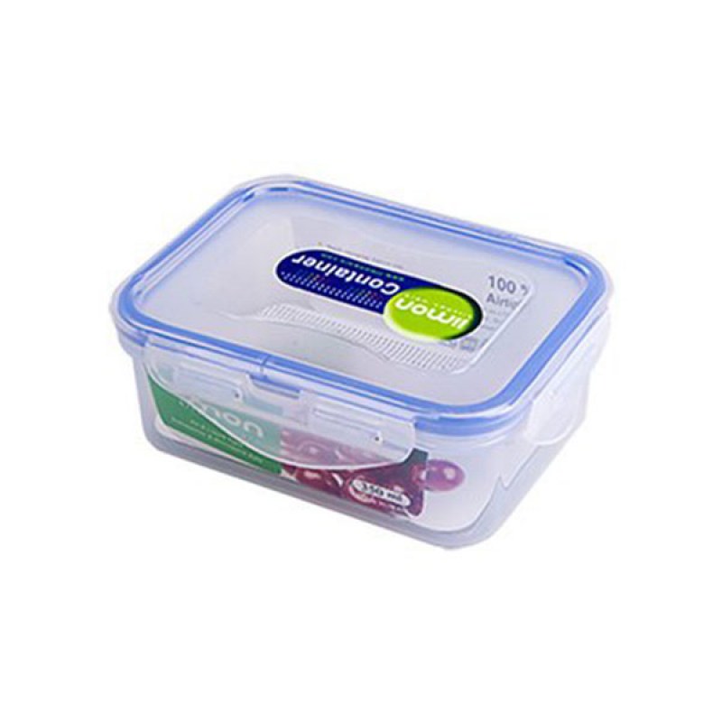 ظرف فریزری مستطیل 350میلی لیتر لیمون 