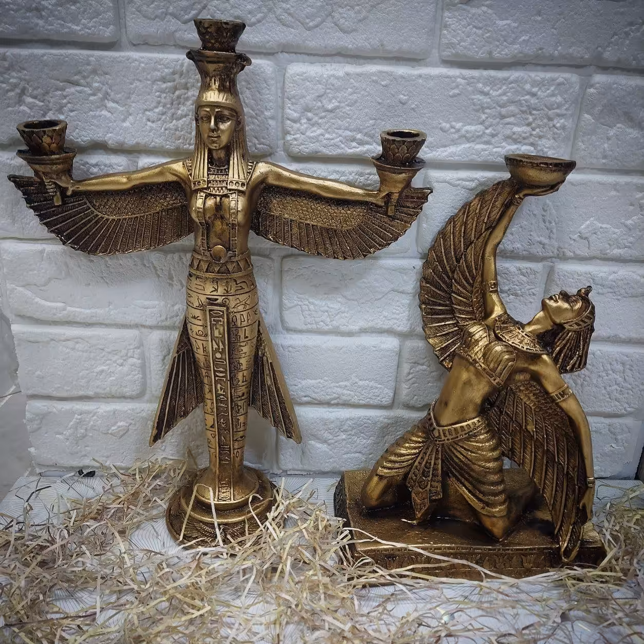 شمعدان مصری مجموعه 2 عددی