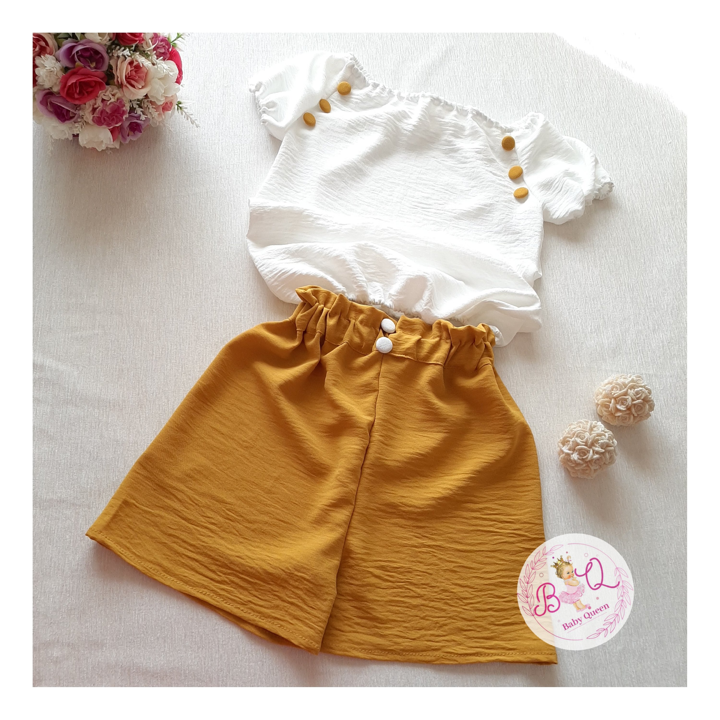 لباس بچگانه بلوز شلوارک تا 2 سال