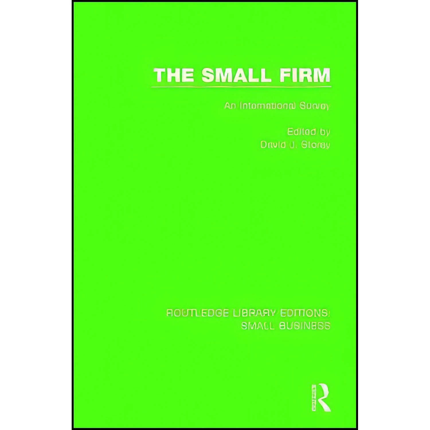 کتاب زبان اصلی The Small Firm اثر David J Storey