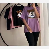 تیشرت نخ پنبه طرح هاپو 