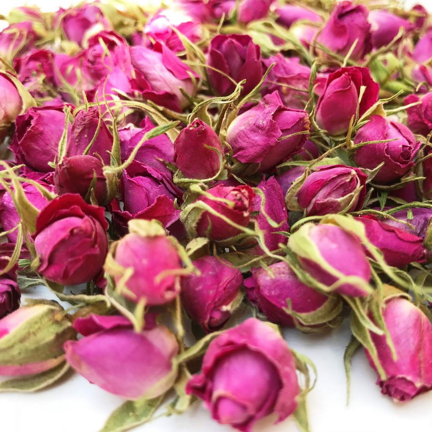 غنچه گل  محمدی خشک شده درجه یک 250گرمی)