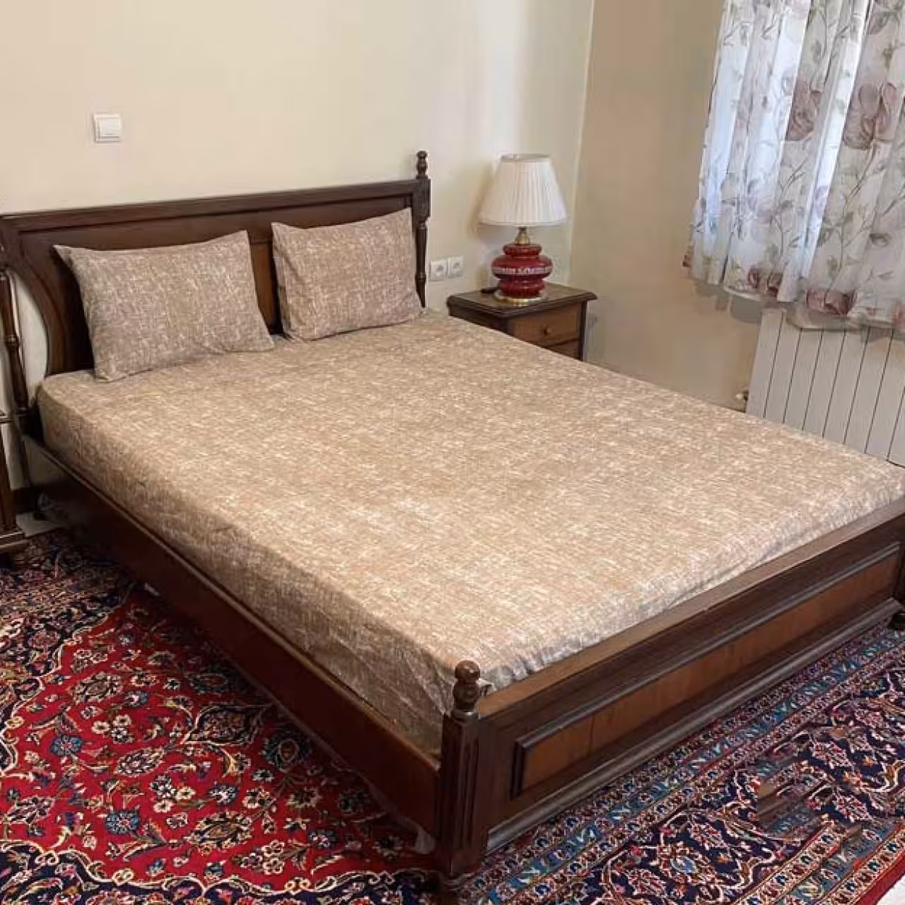 سرویس روتختی مدل کشدار طرح پتینه 2 نفره 3 تیکه کد 180