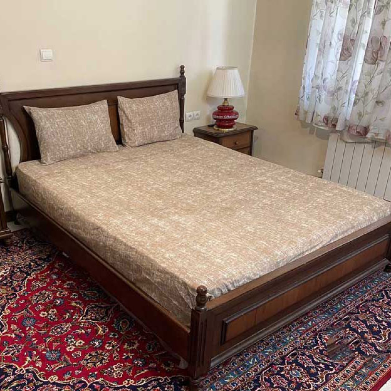 سرویس روتختی مدل کشدار طرح پتینه 2 نفره 3 تیکه کد 180