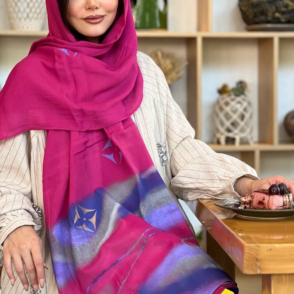 شال نخی مزونی 2 کد 204128