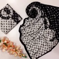 شال سفید مشکی پرطرفدار و شیک طرح LV