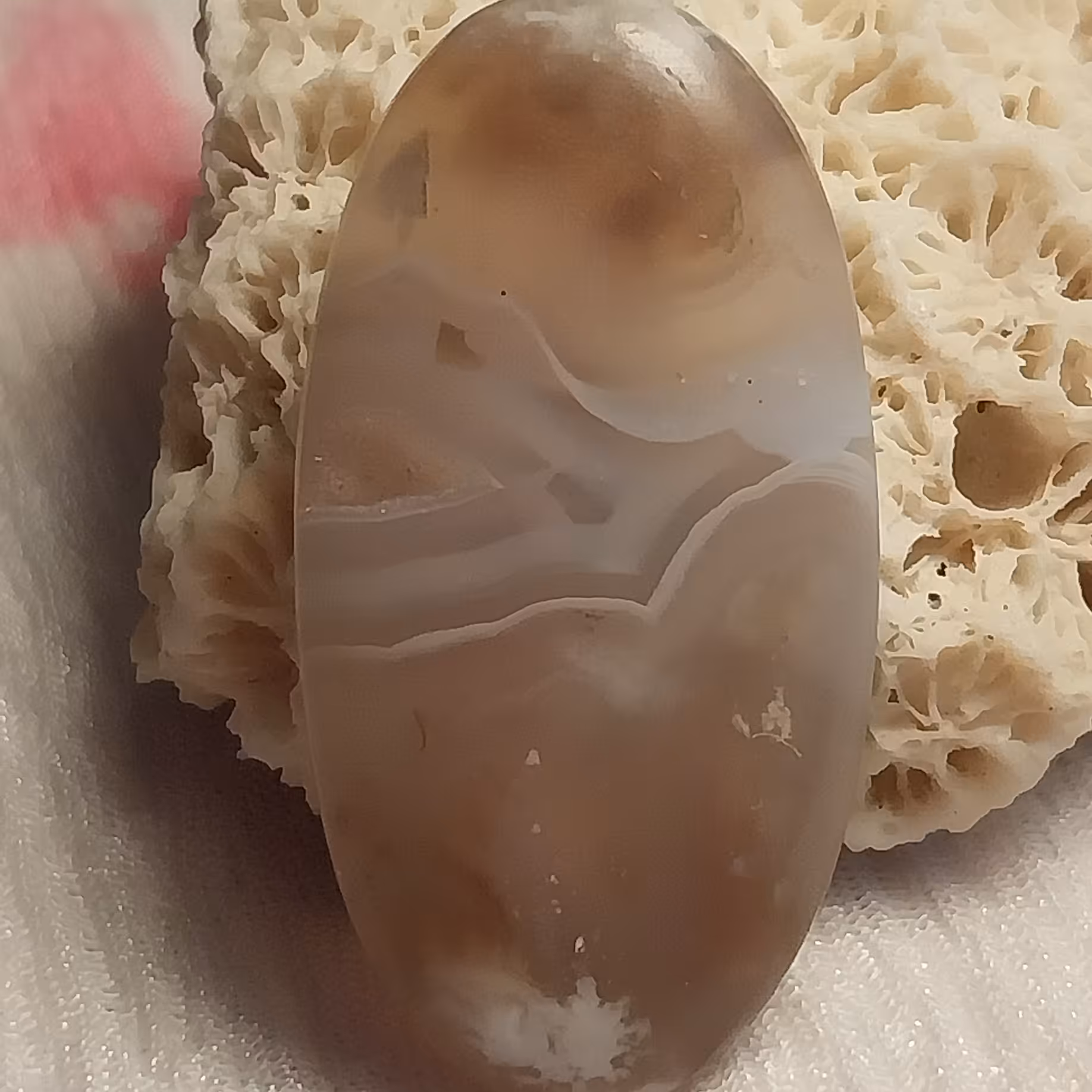 نگین عقیق سلیمانی ناب و بینطیر