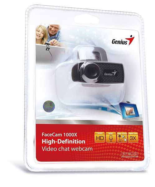 خرید وب کم جنیوس Webcam Genius FaceCam 1000X با بهترین قیمت