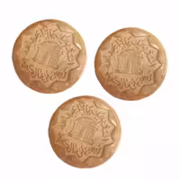 مهر نماز تربت اصل کربلا  مدل دایره بسته 3 عددی